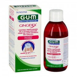 GUM Gingidex Traitement d'Attaque Bain de Bouche 300 ml