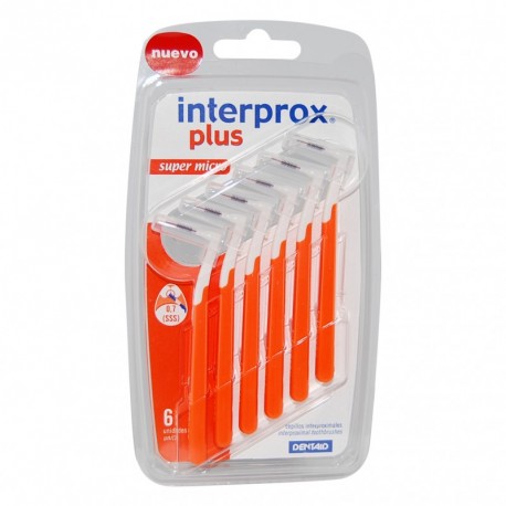 Interprox plus super micro 6 brossettes interdentaires