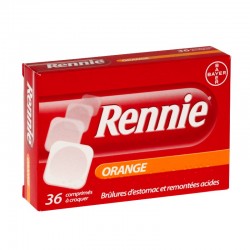 Rennie Orange 36 comprimés à croquer