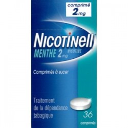 Nicotinell menthe 2mg 36 comprimés à sucer