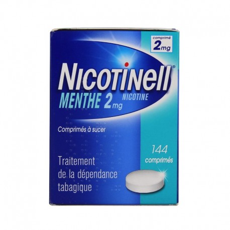 Nicotinell menthe 2mg 144 comprimés à sucer