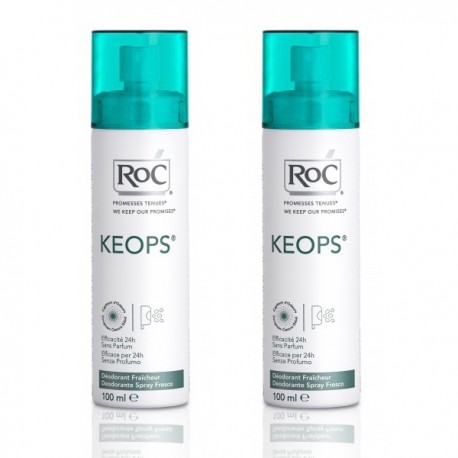 Roc Keops déodorant spray fraicheur 2 x 100ml