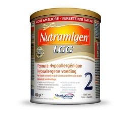 Nutramigen 2 LGG formule hypoallergénique dès 6 mois lait en poudre 400g