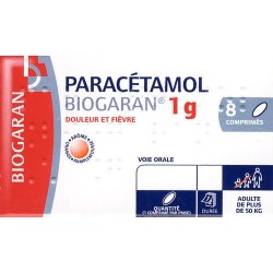 Paracetamol Biogaran 1g 8 Comprimés