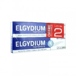 Elgydium Dentifrice Blancheur Lot de 2 x 75 ml