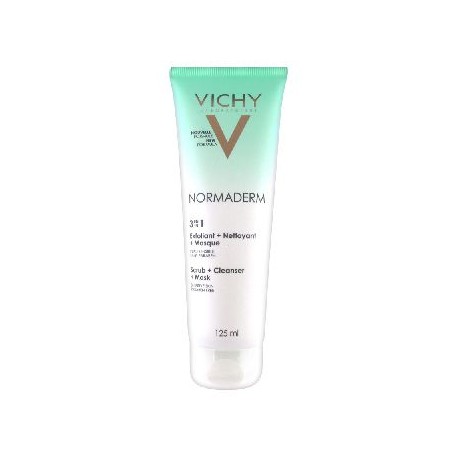 Vichy Normaderm 3en1 Exfoliant + Nettoyant + Masque 125 ml