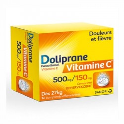 Doliprane vitamine C 500mg/150mg