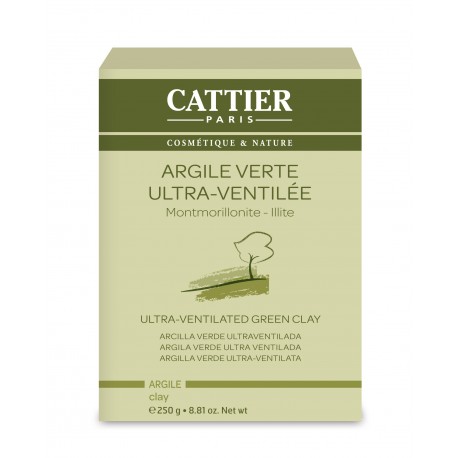 Cattier Argile Verte Ultra-Ventilée 250 g
