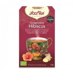 Yogi Tea Infusion Gingembre Hibiscus 17 sachets