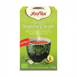 Yogi Tea Thé Vert Matcha Citron 17 sachets