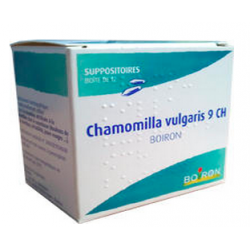 Chamomilla vulgaris 9CH suppositoires Boiron (poussée dentaire)