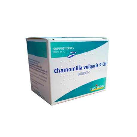 Chamomilla vulgaris 9CH suppositoires Boiron (poussée dentaire)