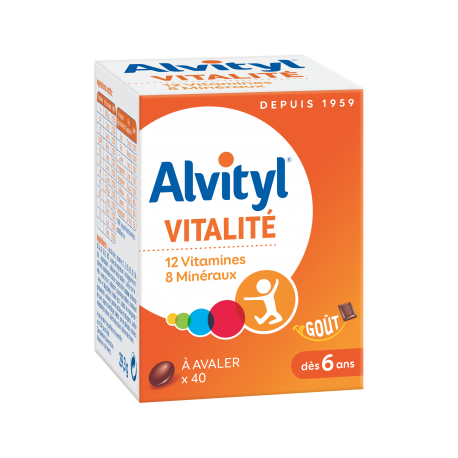 Alvityl Vitalité 40 Comprimés à Avaler