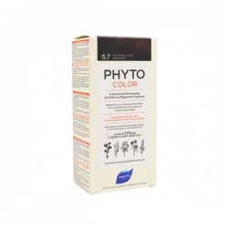Phyto color Kit de coloration permanente 5.7 châtain clair marron