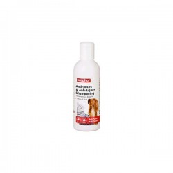 Beaphar shampooing anti puce anti tiques pour chien et chat