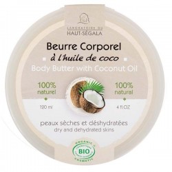 Haut-Ségala Beurre Corporel à l'Huile de Coco Bio 120 ml