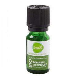 Pharmascience romarin 1,8 cinéole huile essentielle 10ml