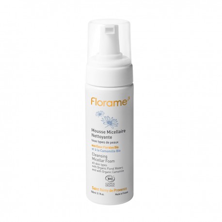 Florame mousse micellaire nettoyante 150ml