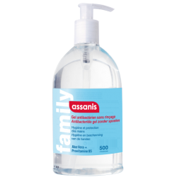 Assanis gel anti bactérien 500ml