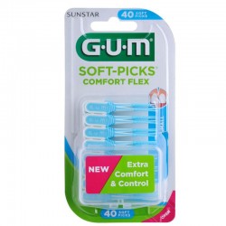 GUM Soft Picks Comfort Flex 40 Unités Small