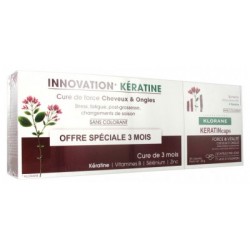 Klorane Keratin caps lot de 3*30 capsules