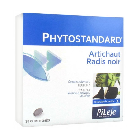 Pilèje Phytostandard d'Artichaut-Radis noir 30 comprimés