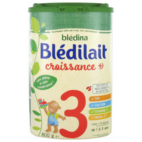 Blédilait Lait De Croissance 3eme Age [12 a 36 Mois] 900 g