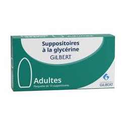 Suppositoire glycérine adulte 10 sous blister