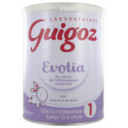 Guigoz Evolia Lait 1er Âge 800 g