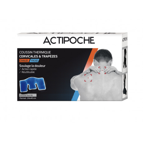 Actipoche poche thermique Chaud/Froid cervicales et trapèzes 24 cm x 40 cm