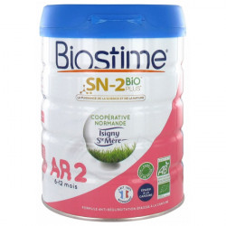 Biostime SN2 Bio plus Anti Régurgitation 2e age 6-12 mois Boite 800g