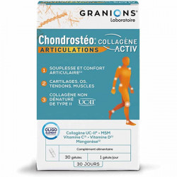 Granions chondrostéo+ articulations collagène activ 30 gélules 14g