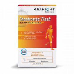 Granions chondrostéo+ flash articulations 40 gélules 15g