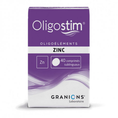 Granions oligostim zinc 40 comprimés