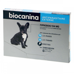 Biocanina Fiprodog 134mg 3 pipettes