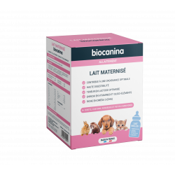 Biocanina lait maternisé en poudre pour chiens chats + biberon 400 g
