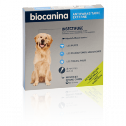 Biocanina Insectifuge Naturel moyen et grand chien 2 pipettes