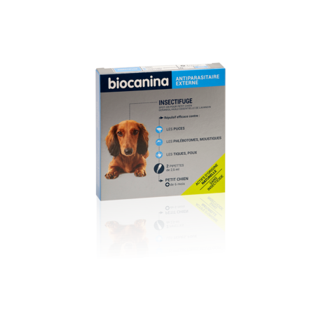 Biocanina Insectifuge naturel spot-on petit chien