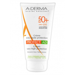 Aderma Protect AD Crème Très Haute Protection SPF 50+ Sans Parfum 150 ml