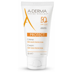 Aderma Protect Crème Très Haute Protection SPF 50+ Sans Parfum 40 ml