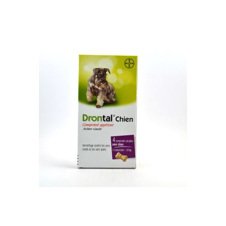 Drontal chien 4 cp