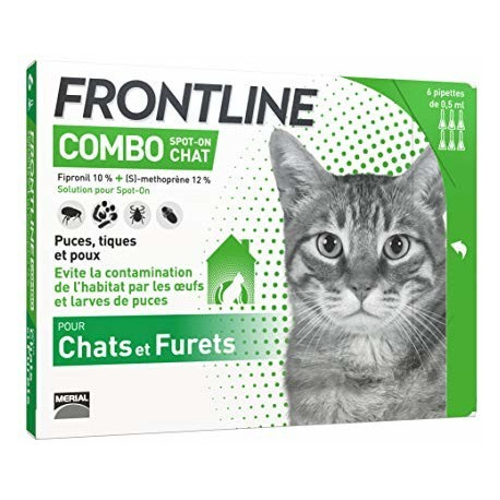 Merial Frontline Combo pour chat 3 pipettes