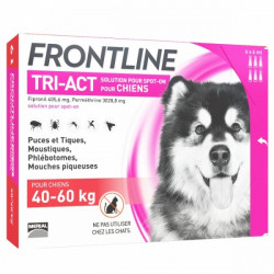 Frontline Tri-Act Chiens +40kg 6 pipettes