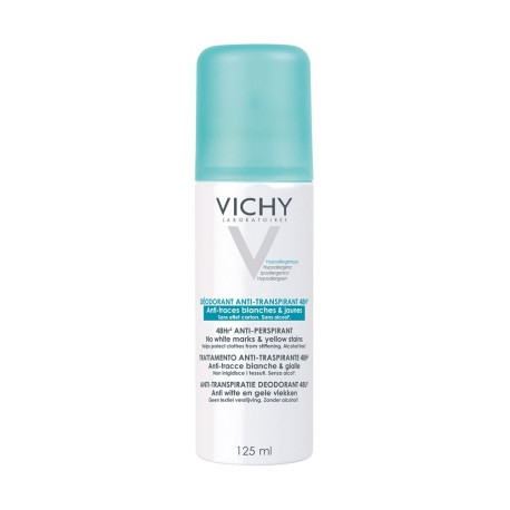 Vichy Déodorant Anti-Transpirant Anti-Traces Aérosol 48H 125 ml