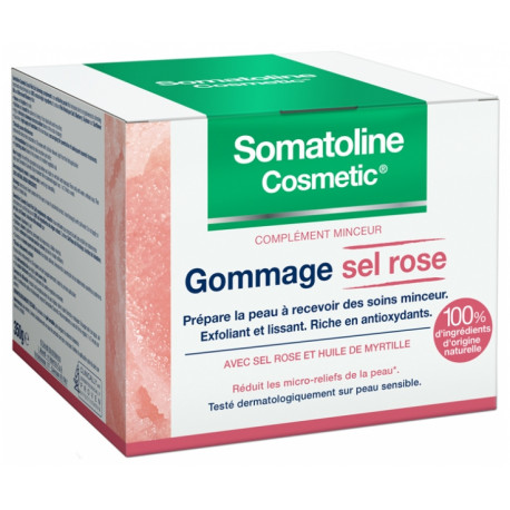 SOMATOLINE GOMMAGE SEL ROSE 350ML