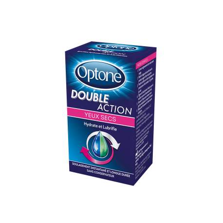 Optone double action yeux secs 10ml