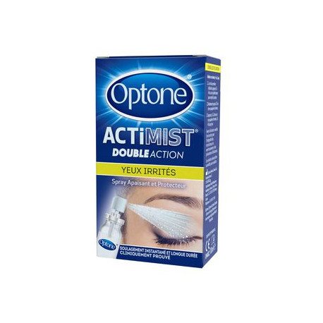 Optone ActiMist 2 en 1 Spray Oculaire Yeux Fatigués et Inconfort 10 ml
