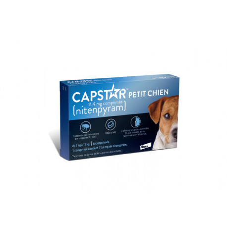 Capstar 11,4mg chien de 1 à 11 kg
