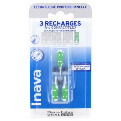 Inava Trio Brossettes 3 Recharges pour Trio Compact/Flex - Taille : ISO6 2,2 mm