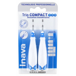 Inava Trio Compact 6 Brossettes Interdentaires - Taille 0,8 mm